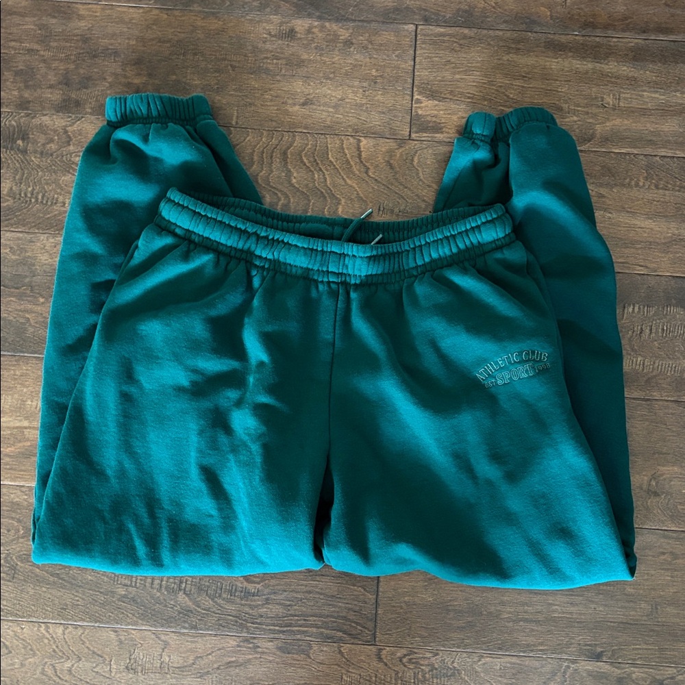 Divided Teal Jogger Pants